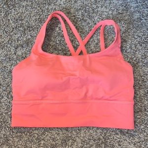 salmon lululemon bra